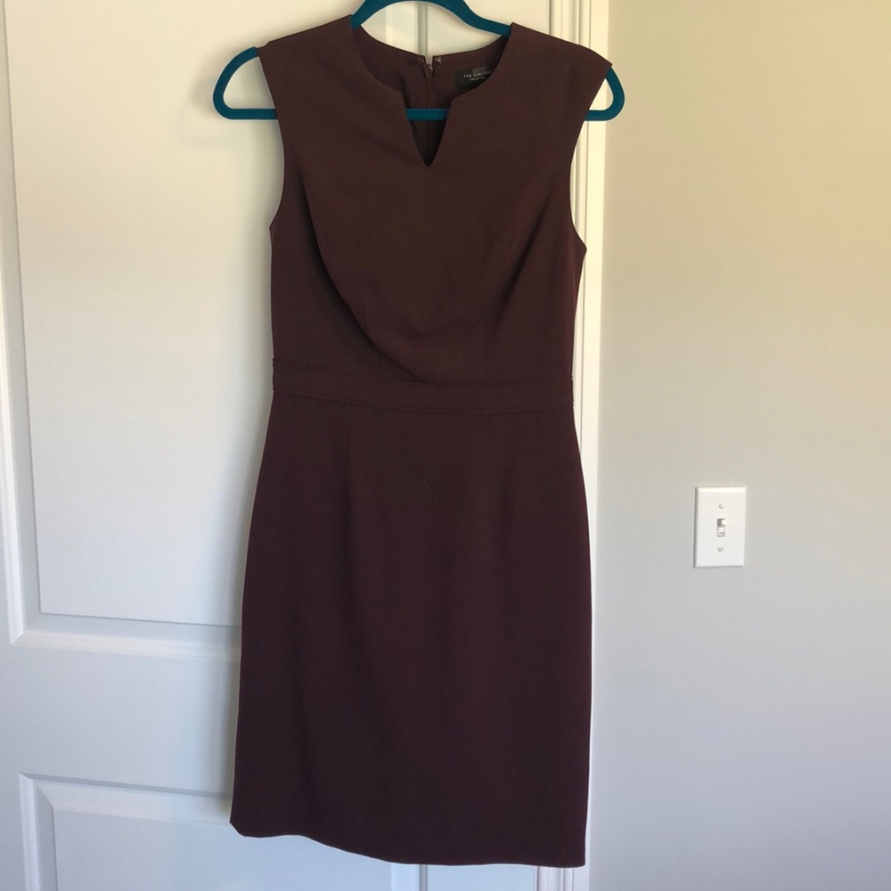 The Limited maroon dress
